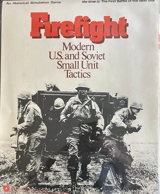 SPI 1976 FIREFIGHT US & SOVIET SMALL UNIT TACTICS, WAR SIMULATION GAME Punched - Image 1 of 3