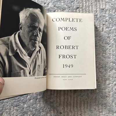 COMPLETE POEMS OF ROBERT FROST HC DJ 1949 - Image 1 of 4