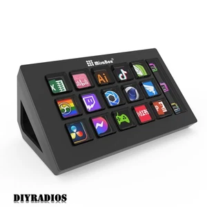 MiraBox MBOX 293S Stream Deck Visual Keyboard w/ 15 LCD Keys & LCD Window HOT - Picture 1 of 3