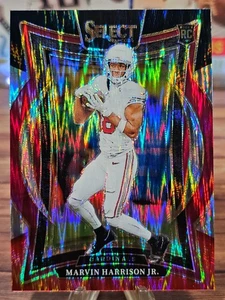 2024 Select MARVIN HARRISON JR. Rookie Red & Black Shock Concourse #28 CARDINALS - Picture 1 of 2
