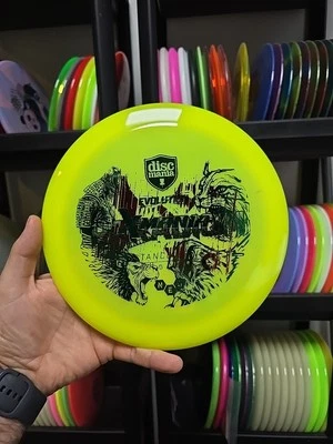 Discmania Neo Essence Yellow 168g Evolution Missprint x-out disc Golf Driver  - Image 1 of 4