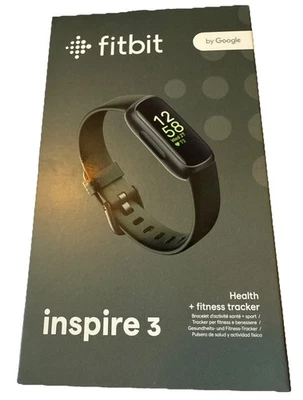 Fitbit Inspire 3 Activity Tracker Heart Rate Monitor Black NIB Black & ZEN BNIB - Image 1 of 4