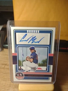 2023 Panini USA Baseball Stars & Stripes Carson Montgomery (Blue Ink) Auto - Picture 1 of 2