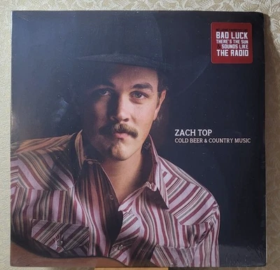 Cold Beer & Country Music by Top, Zach (Sealed & New)w/minor sleeve damage - Image 1 of 4
