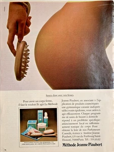 Methode Jeanne Piaubert 1979 French Print Ad 9"x12" Be Tough With Your Butt - Picture 1 of 1