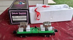 MTH O Gauge Tinplate Green / Black 2820 Searchlight Car 10-8030 - Picture 1 of 12