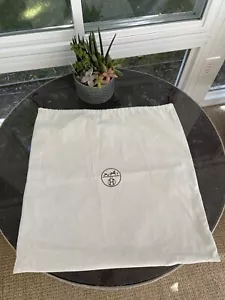 NUOVO Sacchetto per polvere 100% Autentico HERMÈS Tweed Birkin 35 23x23 pollici - Foto 1 di 11
