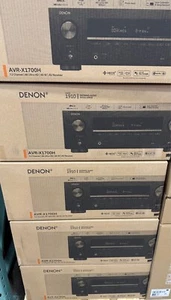Denon AVR-X1700H 7.2 Channel 8K AV Receiver Dolby Atmos DTS X - Picture 1 of 5