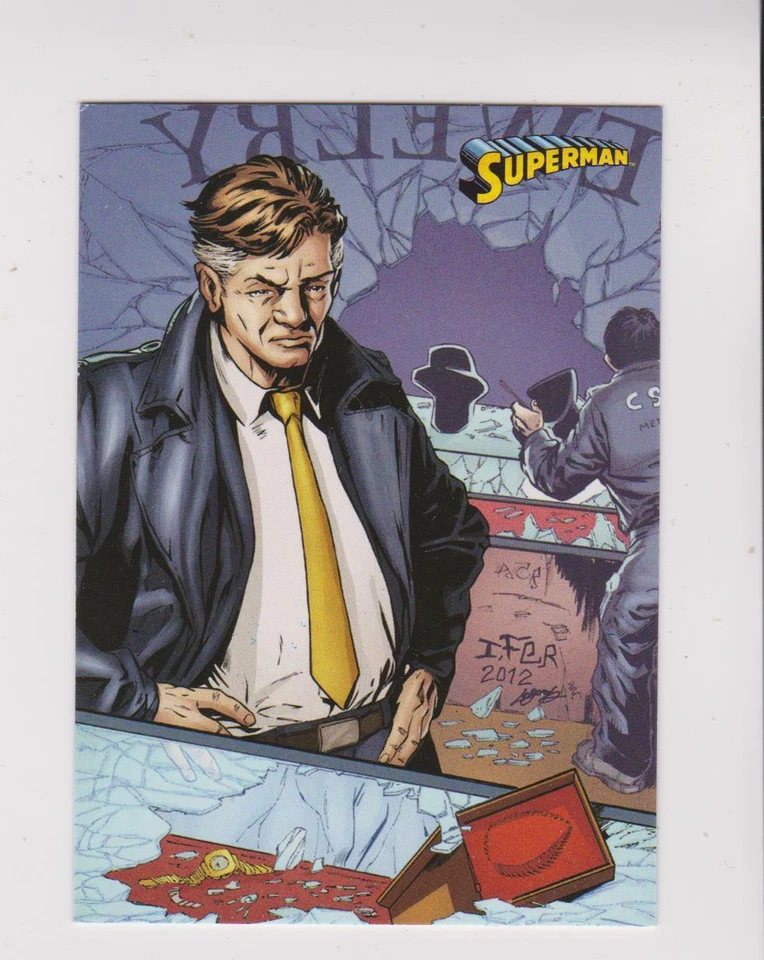2013 Cryptozoic DC Superman: The Legend #43 Inspector Henderson card - Image 1 of 1