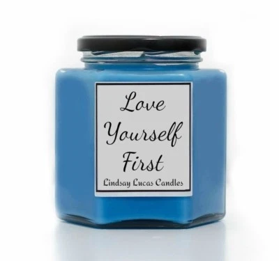 Love Yourself First, Self Love, Candles, Quote Candle, Scented Candle - Image 1 of 3