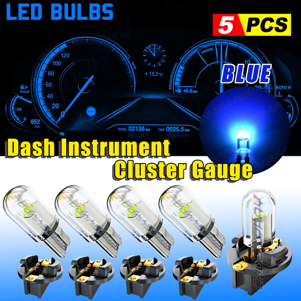blue For Oldsmobile Olds 78 88 Cutlass Gauge Cluster LED Dashboard Bulbs - Image 1 of 4