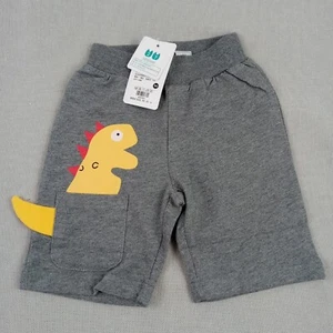 Cartoon Dinosaur Shorts Boy's 16x5 Gray Pockets Summer 27Kids Activewear Kid's - Picture 1 of 9