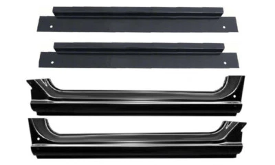 67-72 Chevy C10 Truck LH & RH Side Full Rocker Panels w/ Inner Patch Panels 4-PC - Image 1 of 4