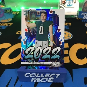Carson Strong 2022 Certificado #2022-6 Rookie RC Eagles Boom Box Grafitti - Imagen 1 de 9