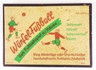 Würfel Fußball Fußballspiel um 1950 Vintage