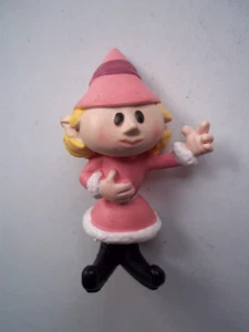 PINK Workshop ELF GIRL Plastic Figures Island Misfit Toys Rudolph PLAYING MANTIS - Picture 1 of 12