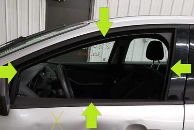 Ford Focus 2012-2014 conductor izquierdo puerta delantera cristal ventana Foto 1 de 4