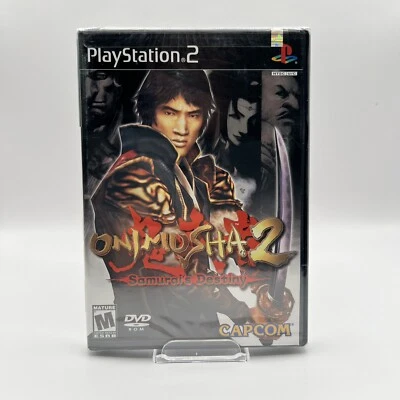 Onimusha 2: Samurai's Destiny (Sony PlayStation 2, 2002) Black Label Brand New - Image 1 of 4