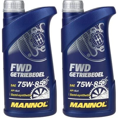 2x1 Liter Original MANNOL Getriebeöl FWD Getriebeoel 75W-85 API GL 4