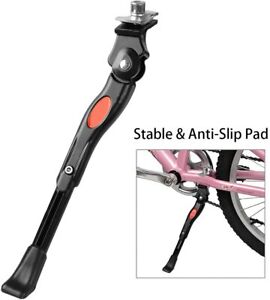 Bike Kickstand for 16 18 20 inch Bikes Adjustable Center Mount Bicycle Stand Blk