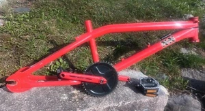 Vintage Redline Special ED Double XX Mid School BMX Bike Frame with Accessories - Picture 1 of 18