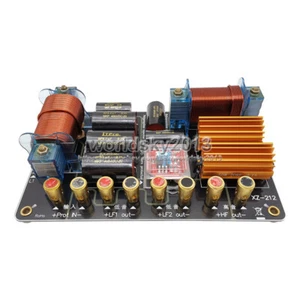1x 1000W Dual 15 Zoll Bass Lautsprecher Frequenzteiler Frequenzweiche 2 Wege 3 Stück Filter - Bild 1 von 6