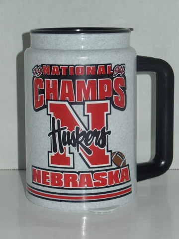 Nebraska Cornhuskers Vintage Mug National Champs 1994 Schedule NCAA Cover