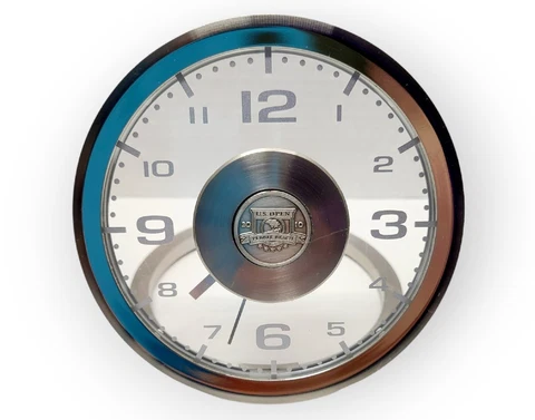 2010 Pebble Beach PGA US OPEN Golf Souvenir Desk Clock Office Cover