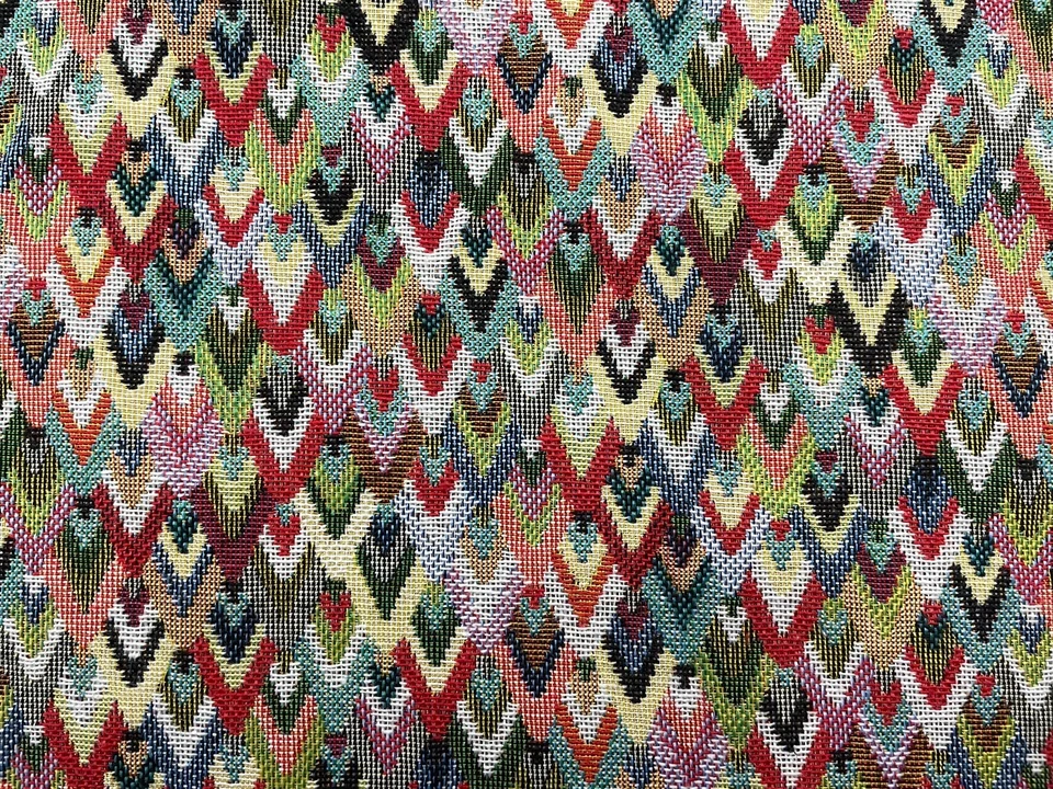 FRANK THOMAS INTERIORS Mini Berg Wandteppich Baumwolle mehrfarbig Blind Handwerk Vorhang Polsterung