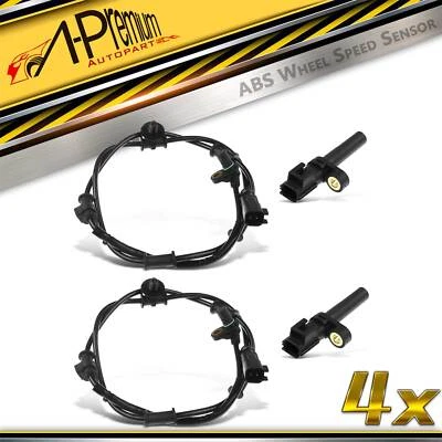 A-Premium 4x Front and Rear ABS Wheel Speed Sensor for Dodge Ram 2500 2010 RWD - Изображение 1 из 4