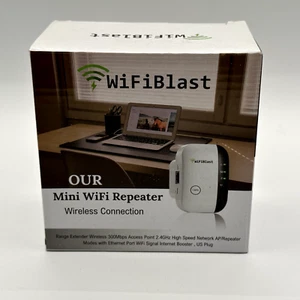 Amplificador de alcance repetidor inalámbrico WiFi Blast 300 Mbps WifiBlast enchufe de EE. UU. - Imagen 1 de 5