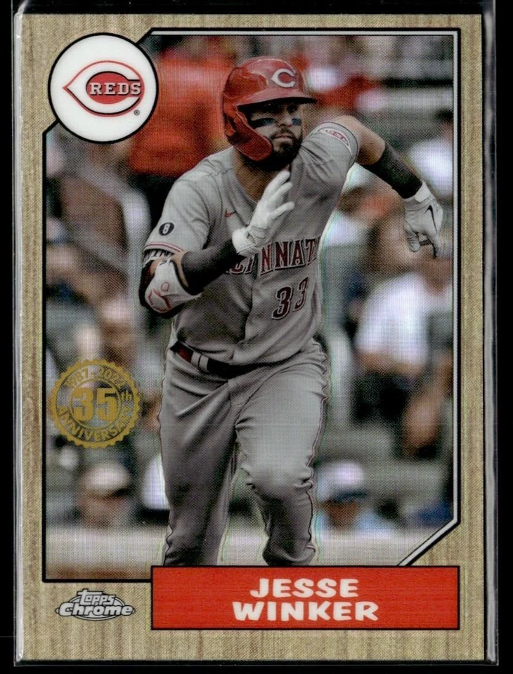 2022 Topps Chrome '87 Topps #87BC-16 Jesse Winker  BB01R02A - Image 1 of 2