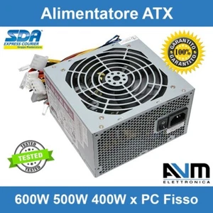 Alimentatore ATX 600W 500W 400W Tecnoware Trust Konig Nilox Maxima PC fisso watt - Foto 1 di 6