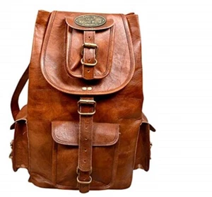Mochila de cuero para mujer de gran capacidad bandolera de viaje para portátil - Imagen 1 de 4
