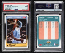 2008-09 Fleer 1988-89 Retro Carmelo Anthony #25 PSA 9 MINT