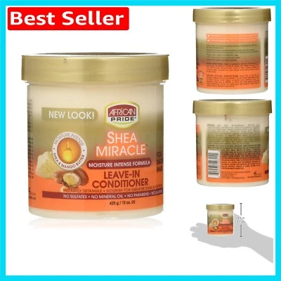 Intense Moisturizing Shea Butter Leave-In Conditioner - 425g for Curly Textures - Image 1 of 4