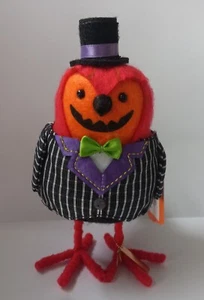 2024 Target Spritz Hyde EEK Featherly Friends Decor Bird Gourdon Orange Pumpkin  - Picture 1 of 12