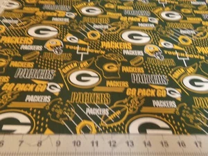 24"X 44" VINTAGE PACKERS HELME "G" GRÜN WERFEN NEU BAUMWOLLE /#9950 - Bild 1 von 3