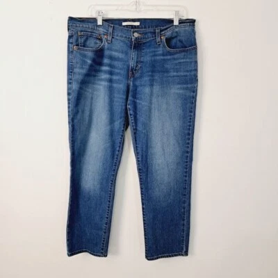 Levi's Medium Wash Relaxed Fit Boyfriend Jeans - Image 1 of 4
