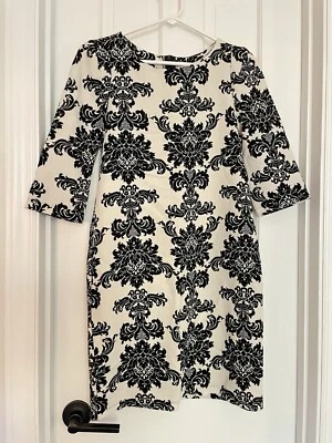 Vestido vaquero midi Everly blanco y negro talla S Foto 1 de 4