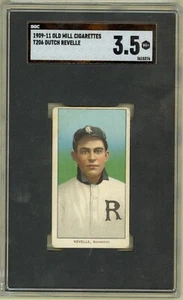 1909 T206 Dutch Revelle Richmond Southern League Old Mill Back SGC 3.5 - Picture 1 of 2
