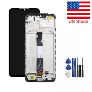 US Display Touch Screen Digitizer LCD w/Frame for Xiaomi Redmi 9A/9C Replacement - Picture 1 of 4