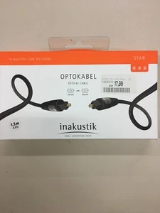 ¡inacústica! Cable óptico 1,5 m Toslink/Toslink cable conductor de luz## - Imagen 1 de 2