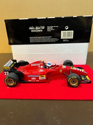 PAULS MODEL ART 1995 FERRARI 1:18 SCALE 412 T2 OF J.ALESI  DROVE 95 FORMULA F1 - Image 1 of 4