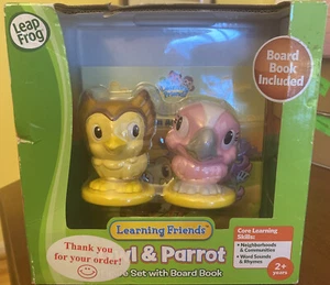 LeapFrog Learning Friends Owl & Parrot Figures And Board Book Ages 2+-Z - Picture 1 of 2