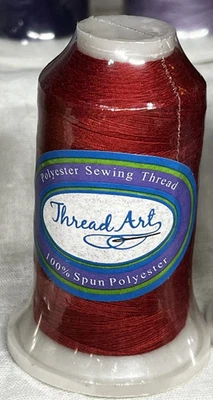 New Thread Art Thread 600 Meter 100% Spun Polyester #292 Bay Berry - Image 1 of 2