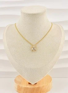 New Genuine Pandora Shine Gold Sparkling Herbarium Cluster Necklace 362387C01-45 - Picture 1 of 12