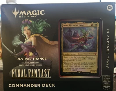 MTG: Final Fantasy VI Commander Deck: Revival Trance - NEW AND SEALED - Image 1 of 4