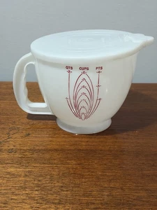 Vintage Tupperware Mix N Store 8 Tassen 2 Quart Messschüssel mit Deckel & Ausgießer Aufbewahrung  - Bild 1 von 7