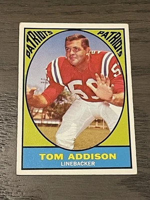 1967 Topps Tom Addison #5 Boston Patriots - Image 1 of 2